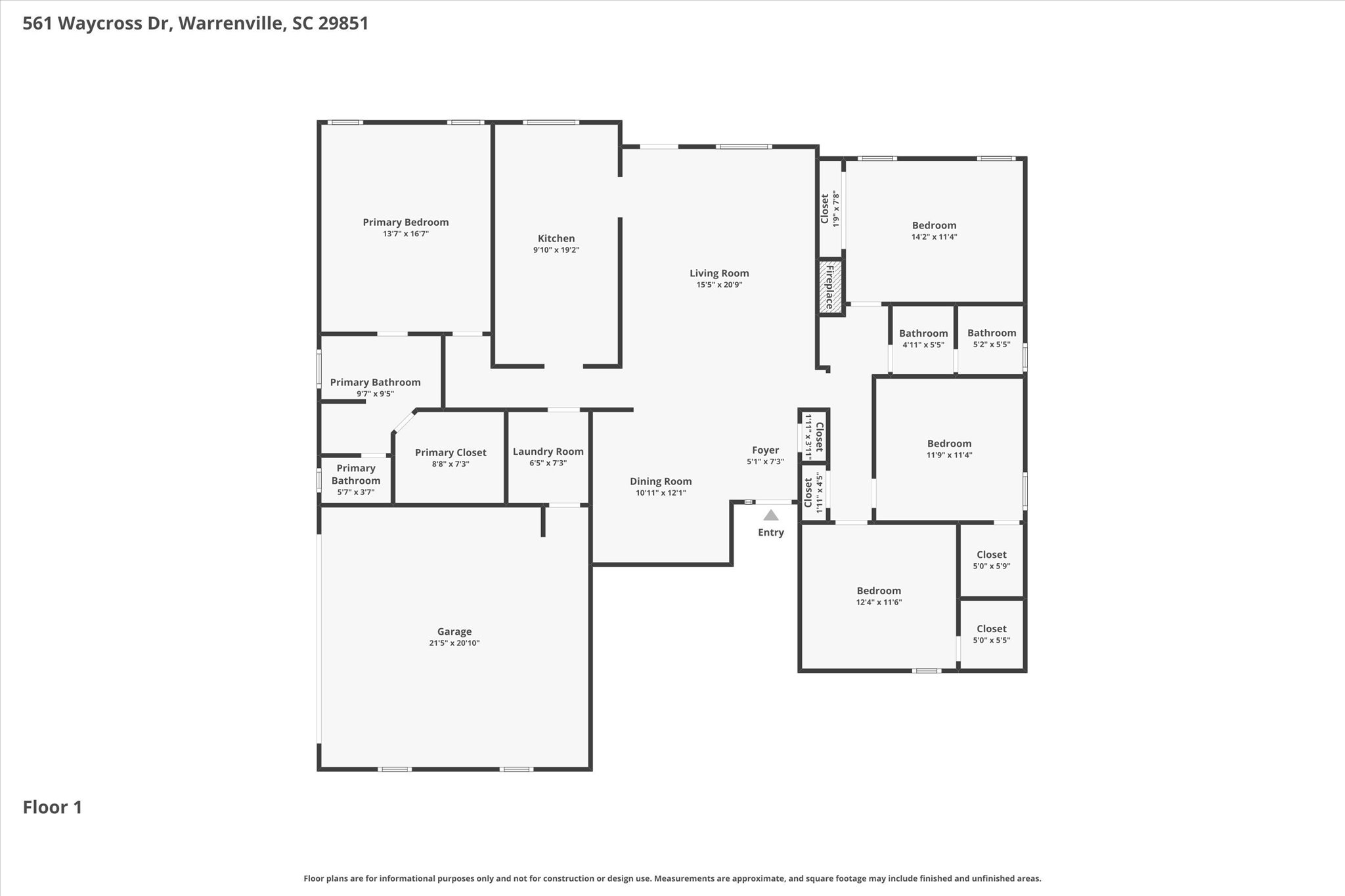 Homes For Sale - 561 Waycross Drive<br/> Aiken County, Warrenville, SC 29851
