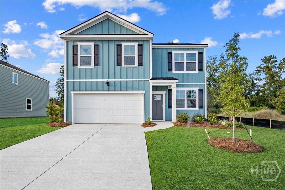 Exterior shown here is hardie plank - Cypress Landing community is vinyl siding. Photo included for likeness.
