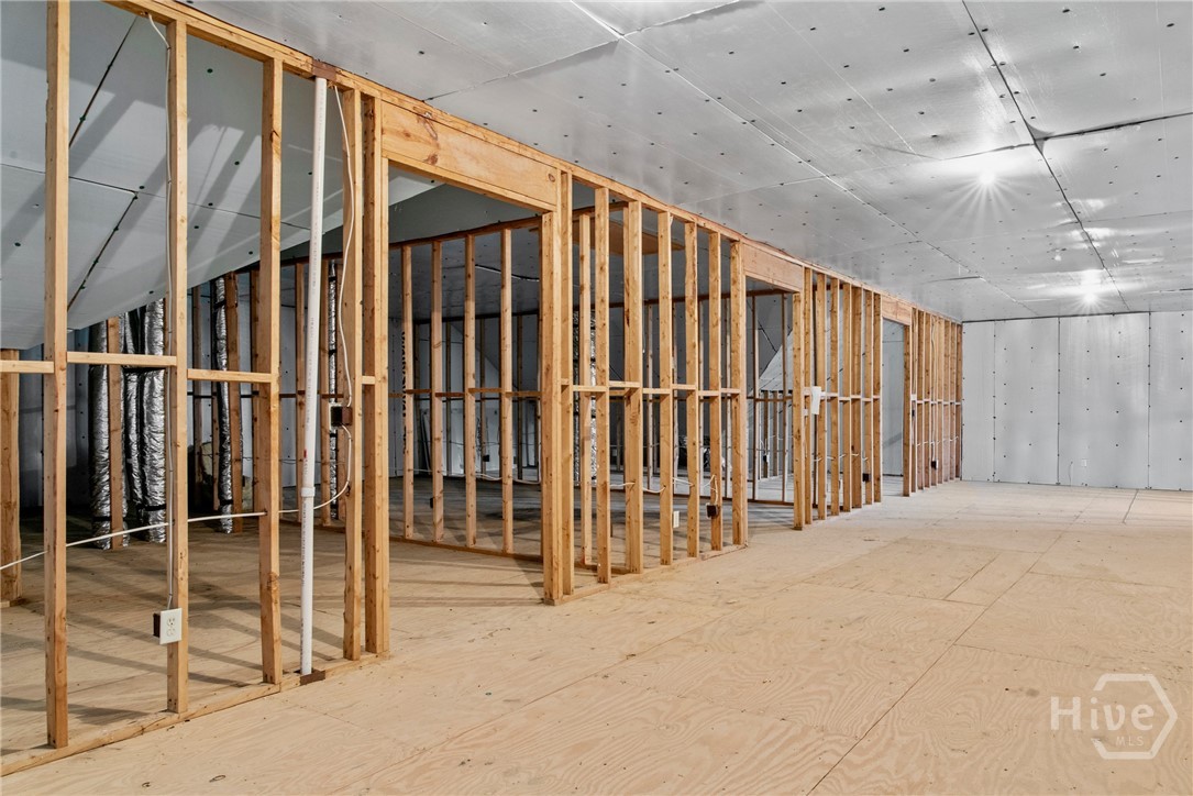 Attic is stubbed for expansion.