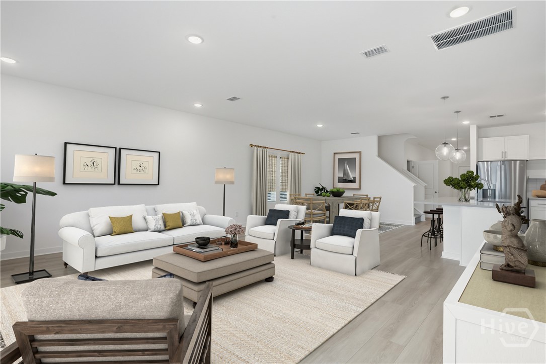 Image shown for design reference. Actual home will feature gray cabinetry with Carrera Miska Countertops. See sales consultant for details.