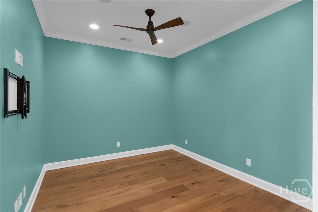 Included Features - Recess lighting and music speaker in ceiling