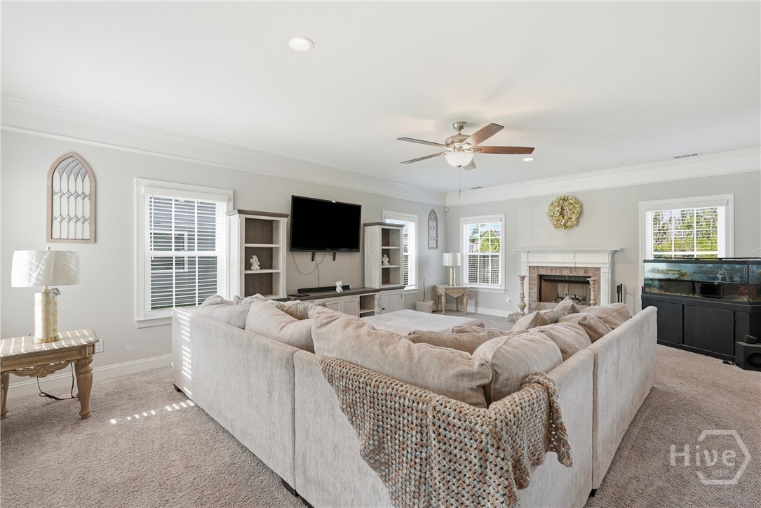 Bright and inviting main living area