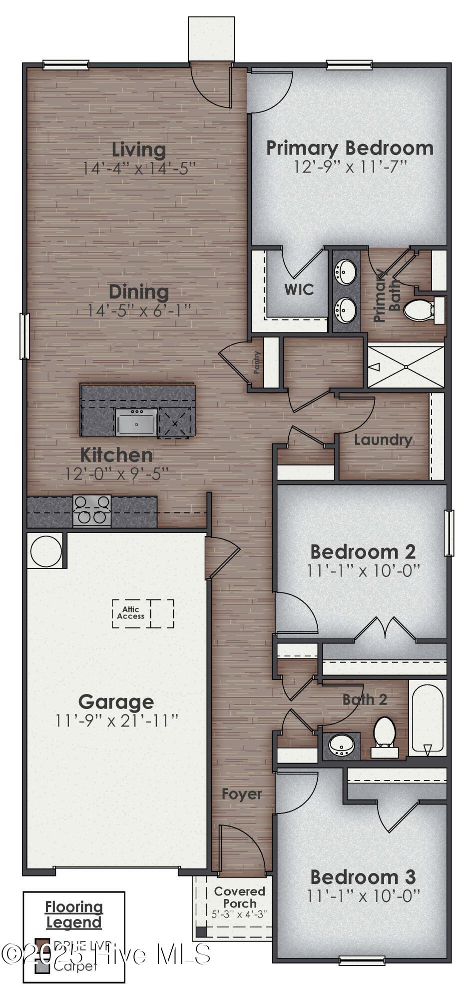 1040 Billfish Trail SE Lot 83, Winnabow, NC 28479 – photo 2: Devon Floorplan