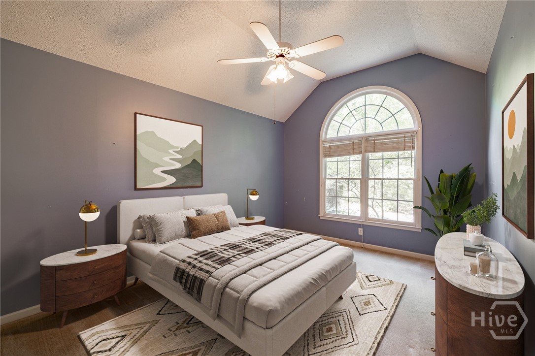 Virtually Staged Primary Suite