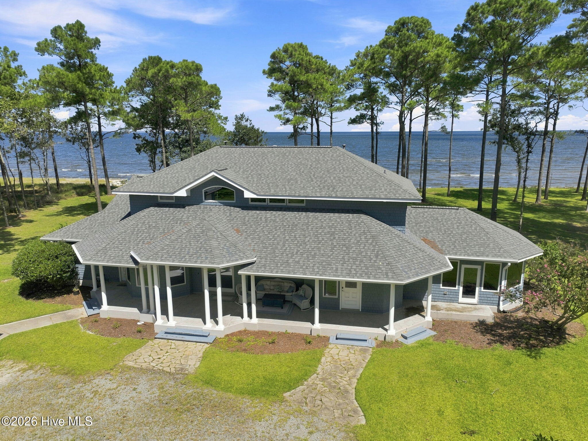 Exterior photo of 492 Sandy Point Drive, Beaufort, NC 28516. MLS: 100574572