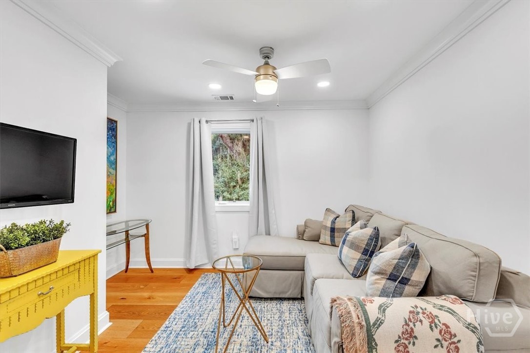 Carriage house living space.