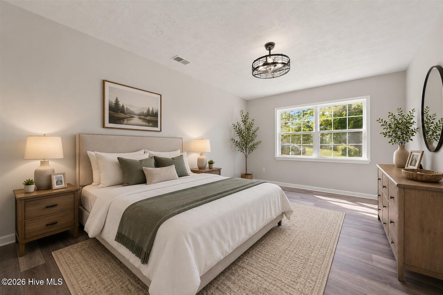 Virtually Staged Bedroom