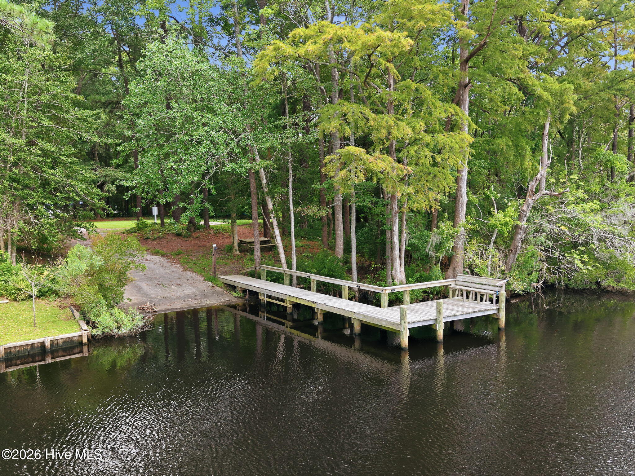 Neighborhood boat ramp