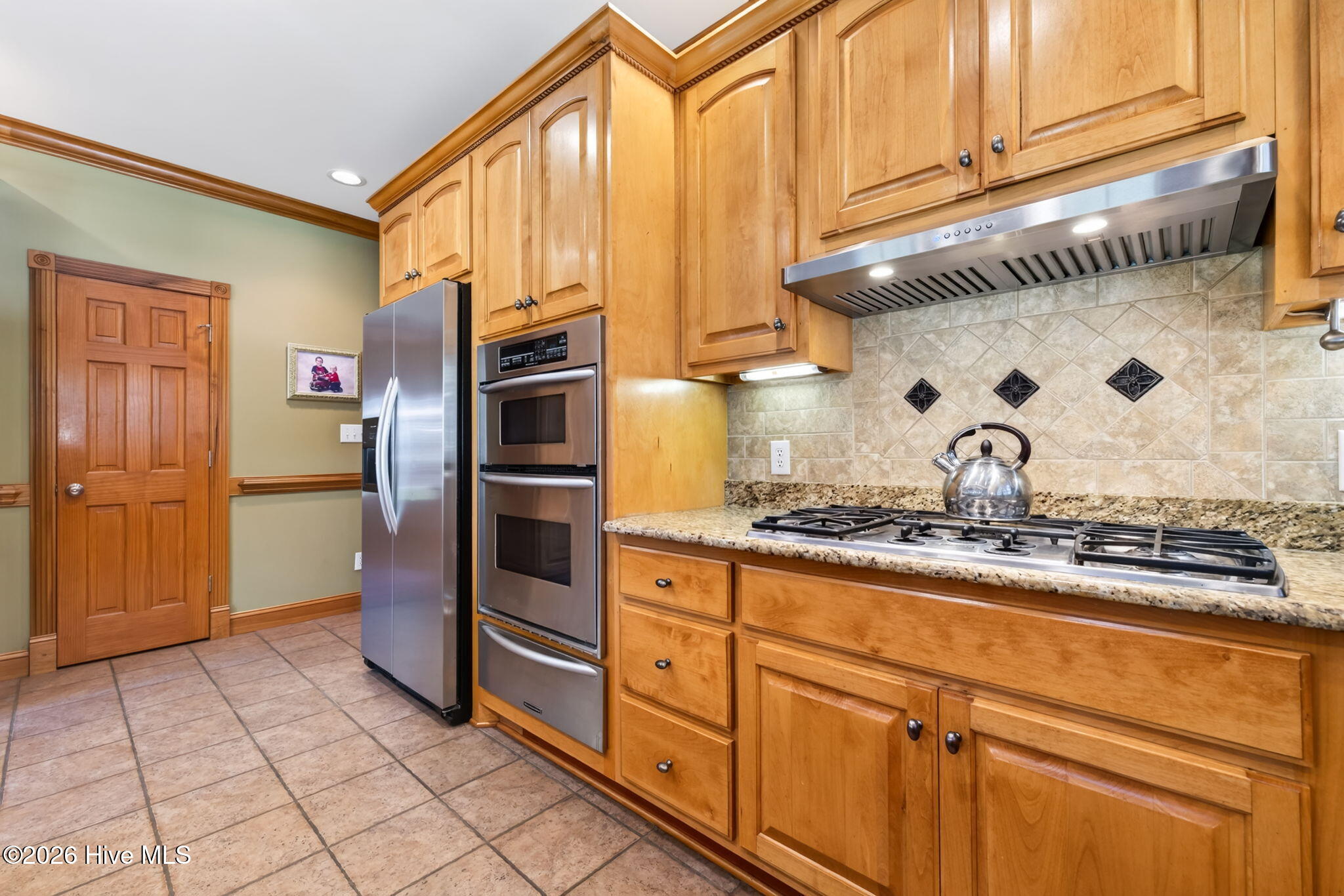 Gas Cook Top- Double Ovens and Warming Drawer