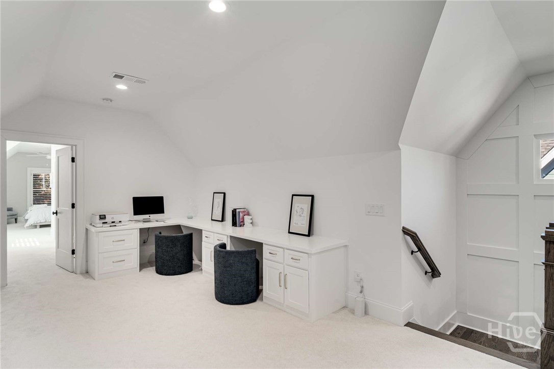 Buit in custom desks