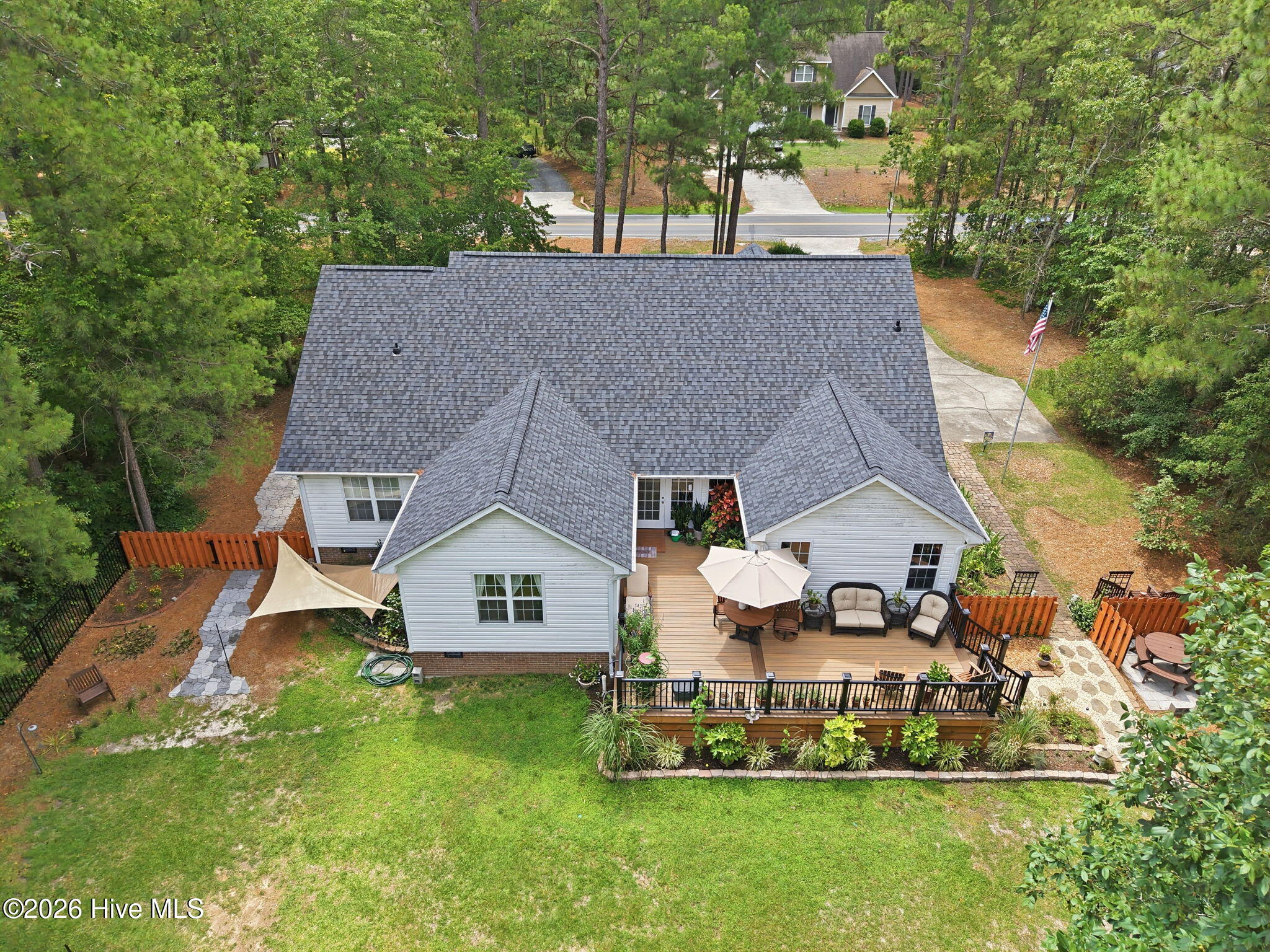 Exterior photo of 1180 Rays Bridge Road, Whispering Pines, NC 28327. MLS: 100584875