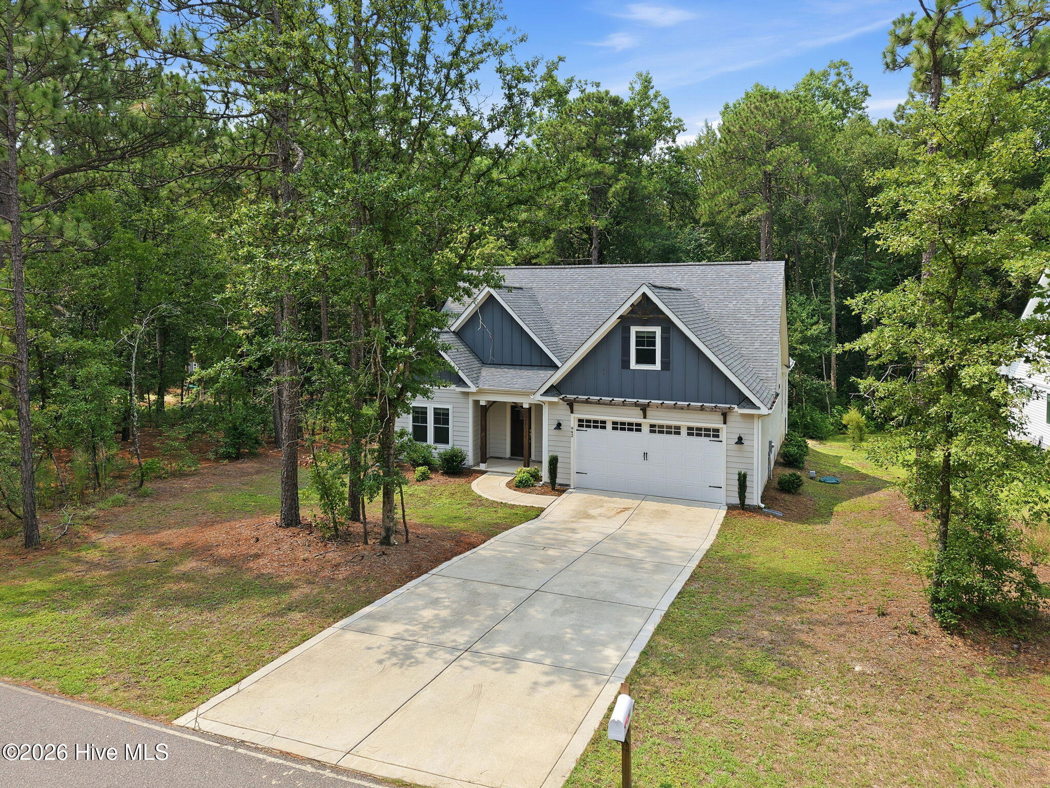 Exterior photo of 942 Greenbriar Drive, Vass, NC 28394. MLS: 100592689