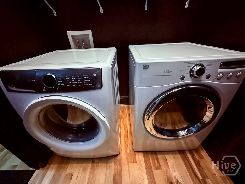Laundry off Master Suit Walk-In Closet