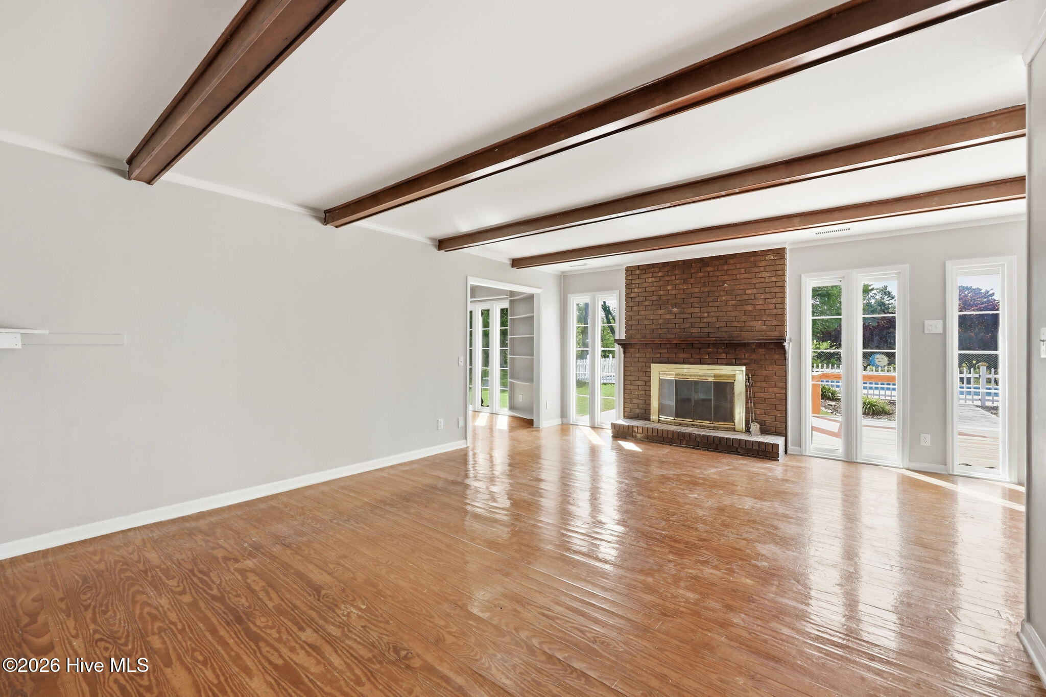 Living Room looking towards fireplace