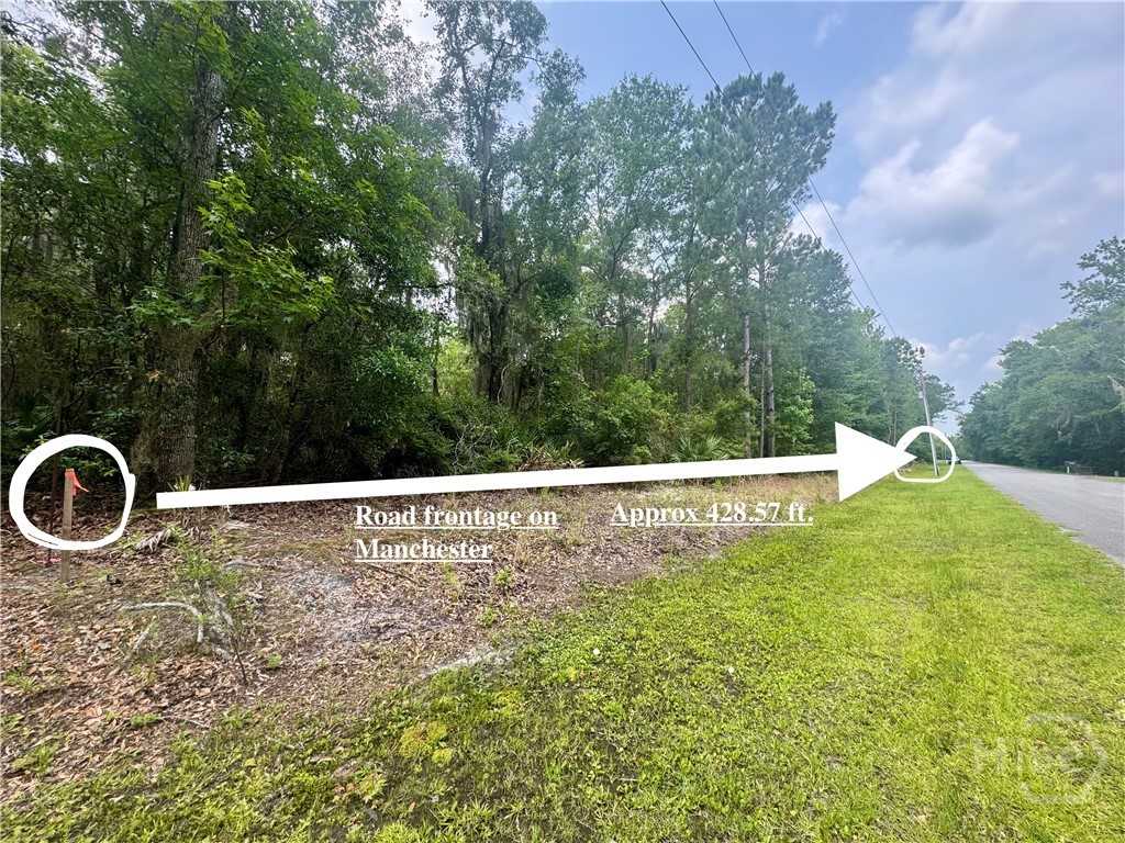 Road Frontage on Manchester Road