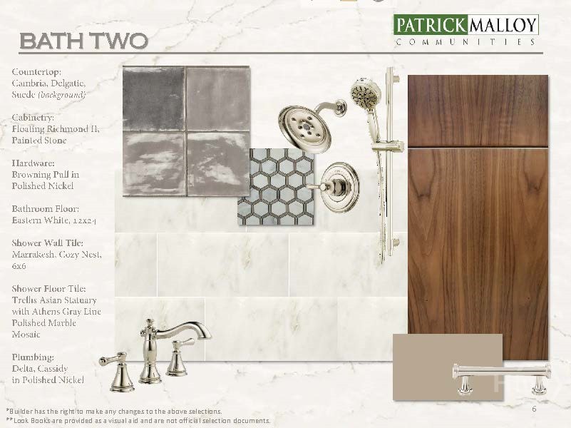 Sample Photo -  Items reflected may be comparable changes to materials throughout the build based upon availability and the Seller/Builder reserves the right to make substitutions of equal or greater quality without notice.