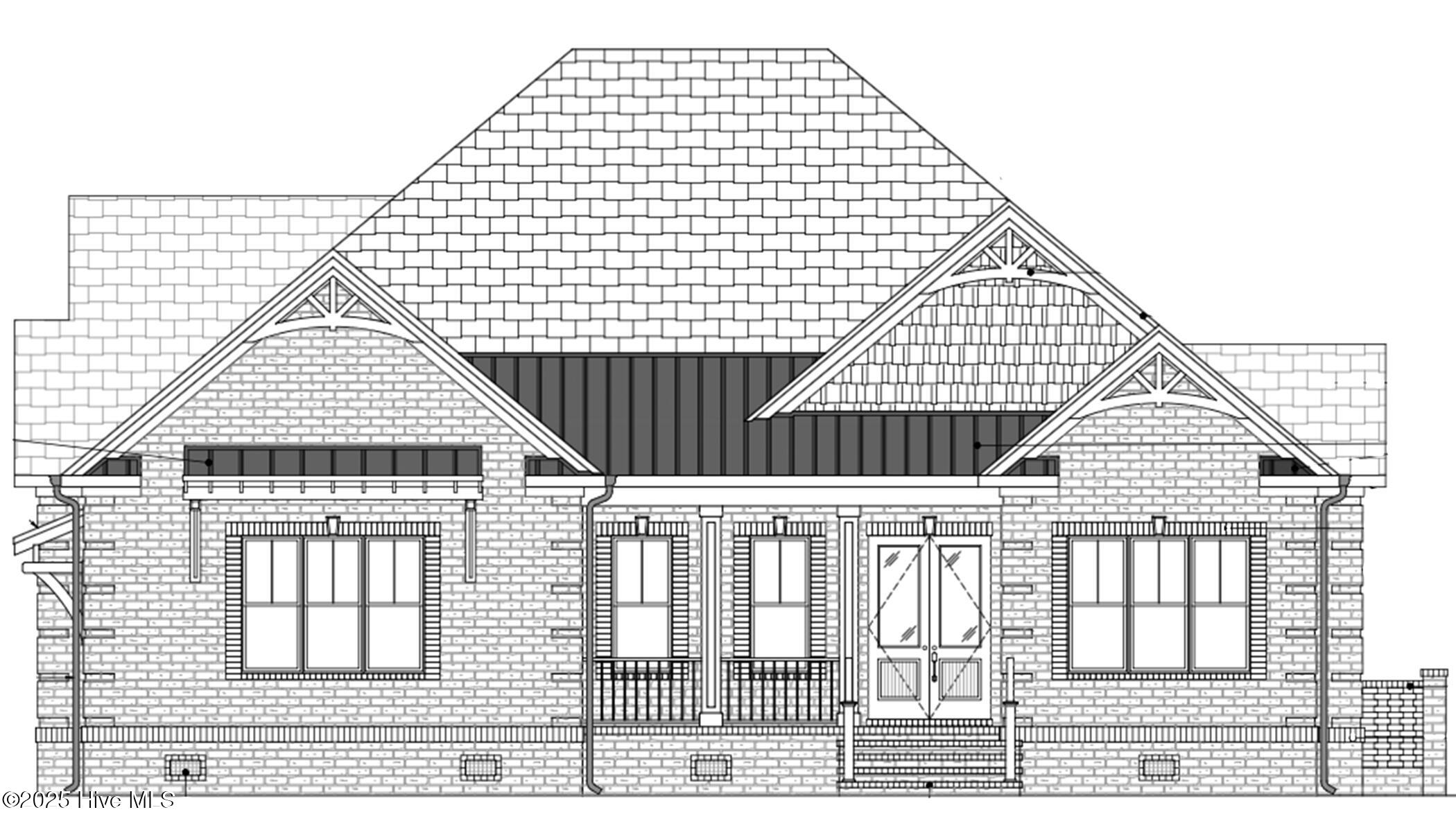 PROPOSED CONSTRUCTION - The Seaspray floorplan by Kirk Pigford Homes offers a flexible layout with four bedrooms, three-and-one-half bathrooms, and a blend of indoor and outdoor living spaces. The open-concept great room connects to the dining area and a spacious kitchen with an island, ideal for gatherings and everyday living. The primary suite provides a private sanctuary with an ensuite bathroom and a walk-in closet. Two additional bedrooms are positioned for easy access to bathrooms, ensuring comfort for family or guests.A flex space offers versatility, perfect for a home office, additional bedroom, or playroom. The Seaspray also includes a huge screened porch with propane gas fireplace for year-round outdoor enjoyment. Or it can optionally be enclosed into a sunroom. The home has a two-car, providing ample parking and storage. With its adaptable design and focus on comfort, The Seaspray floorplan is a wonderful choice for families seeking a well-rounded, functional home layout.