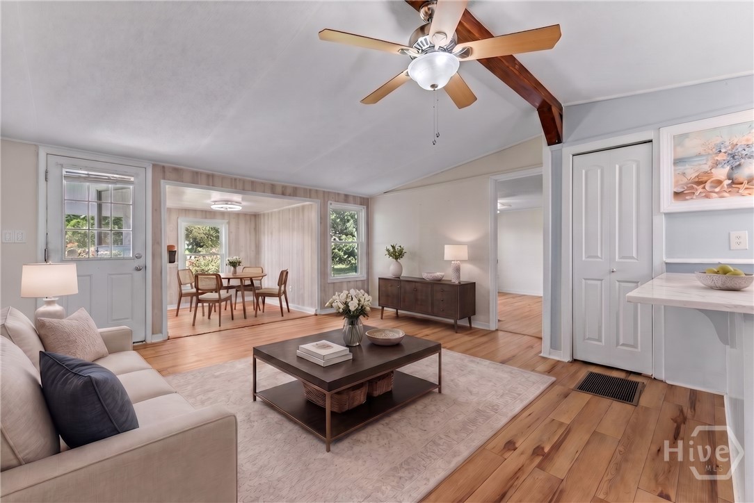 Virtually Staged Living Room
