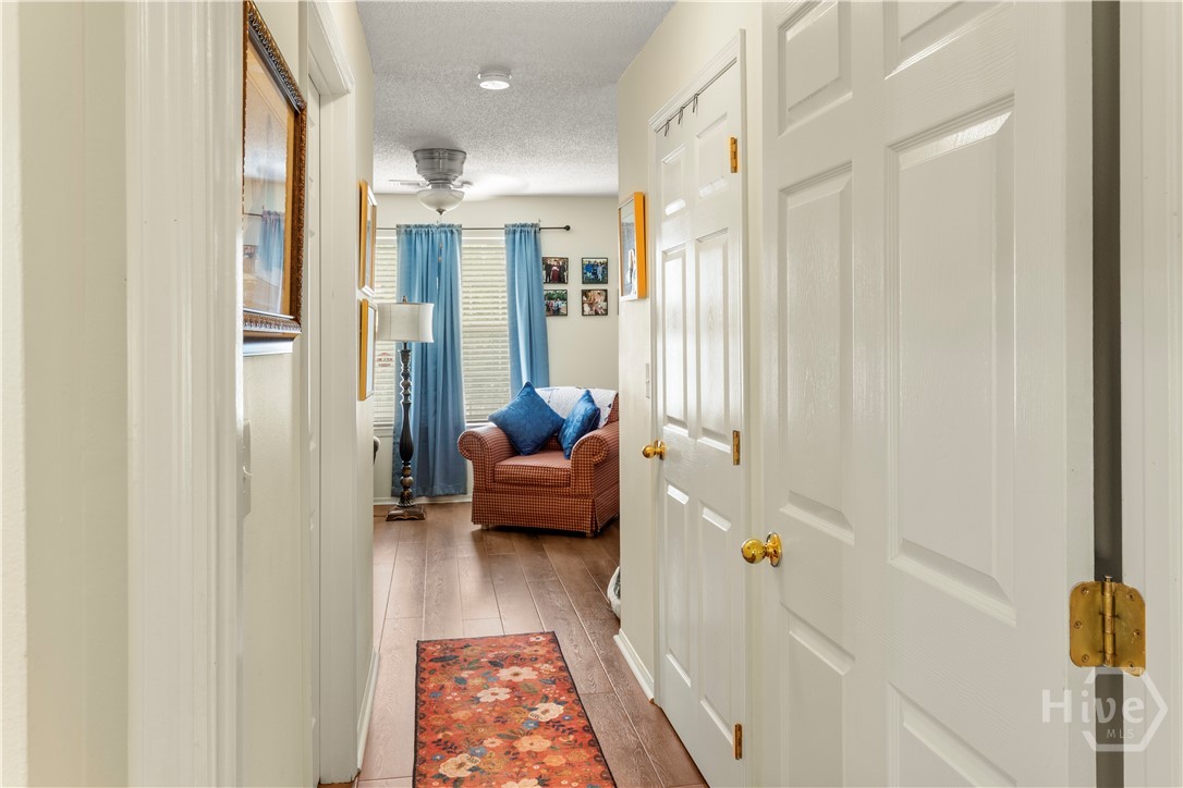 Hall to second bedroom