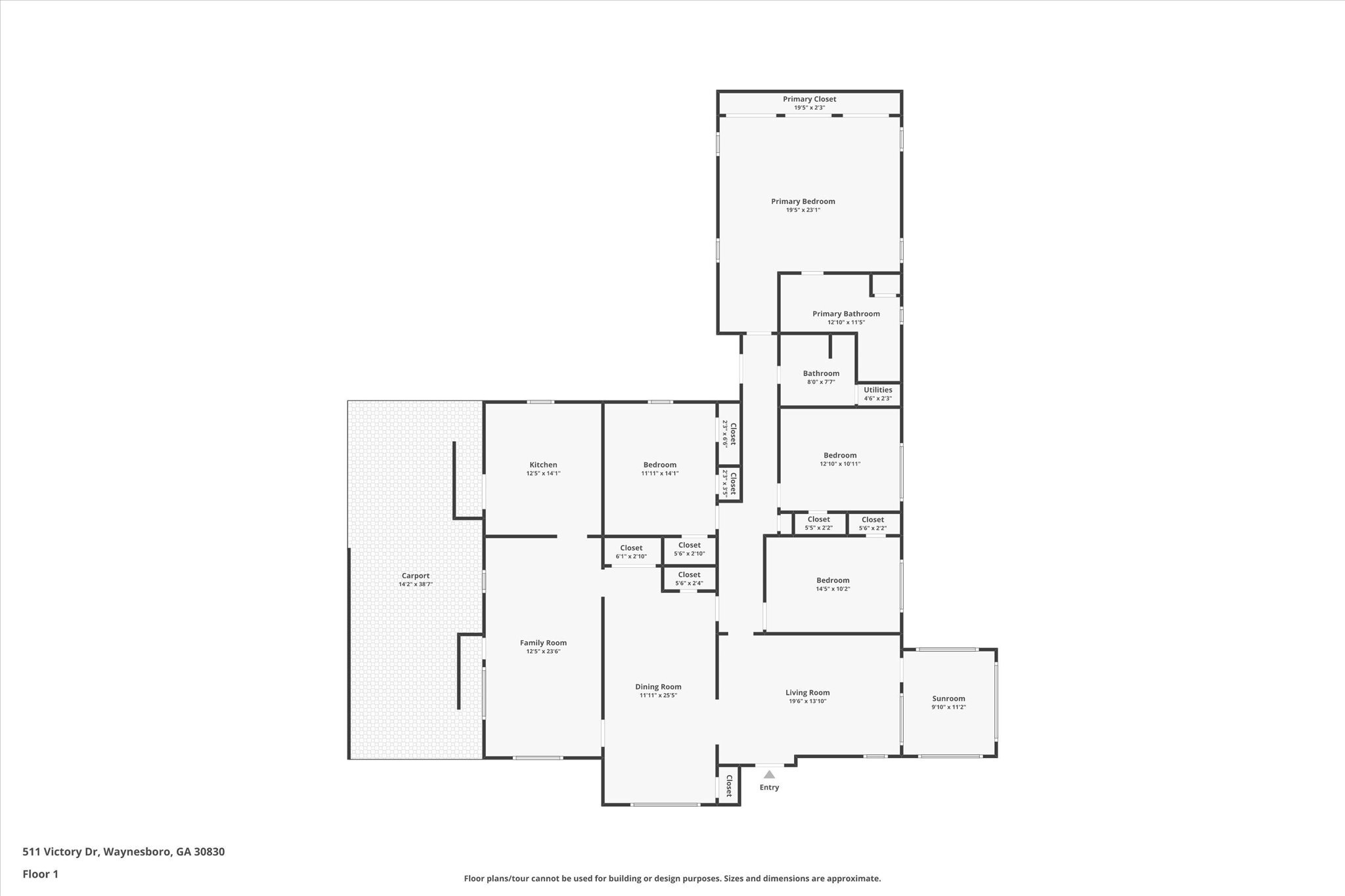 Homes For Sale - 511 Victory Drive<br/> Waynesboro, GA 30830
