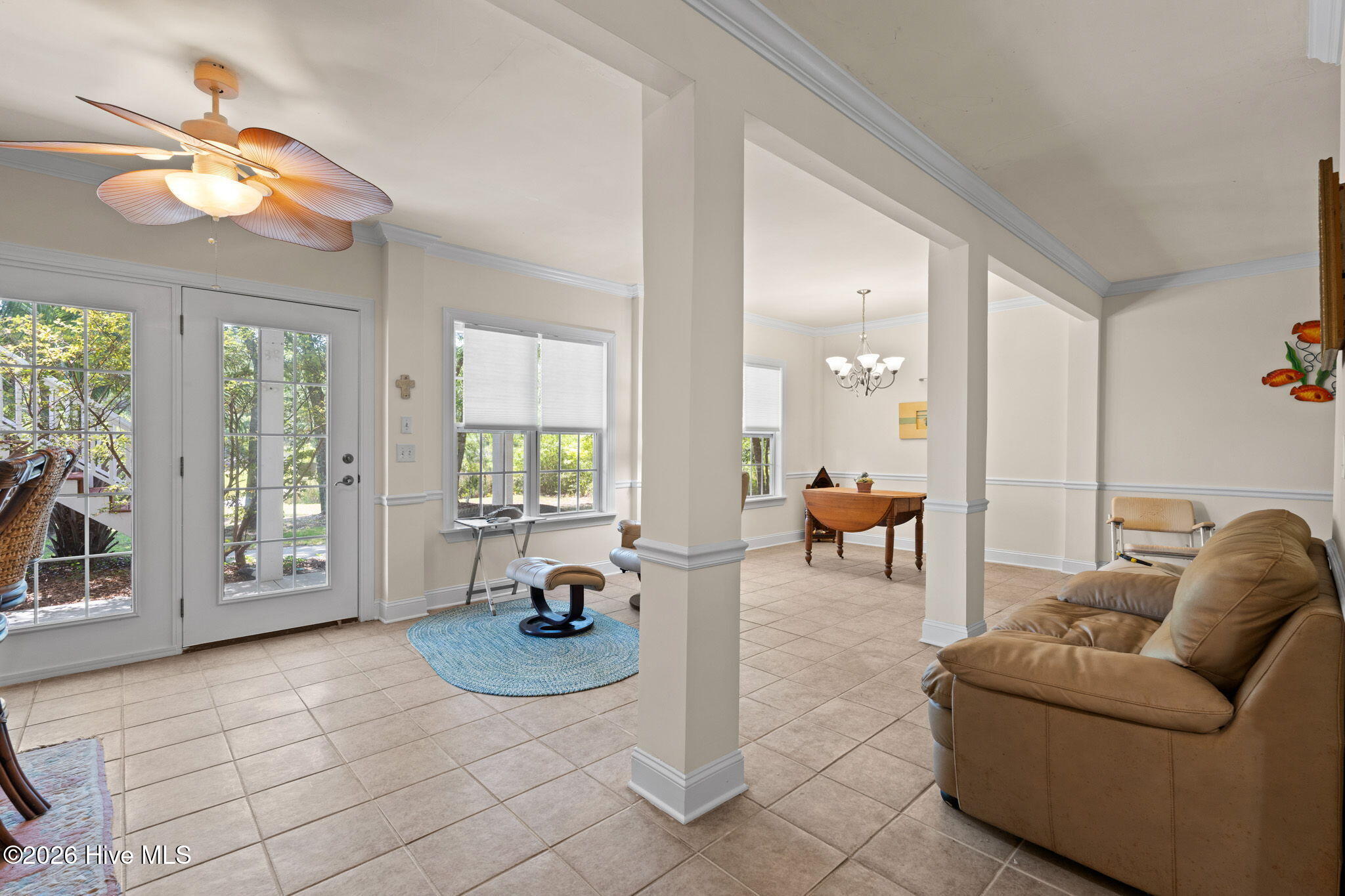 Double Doors to Lower Patio