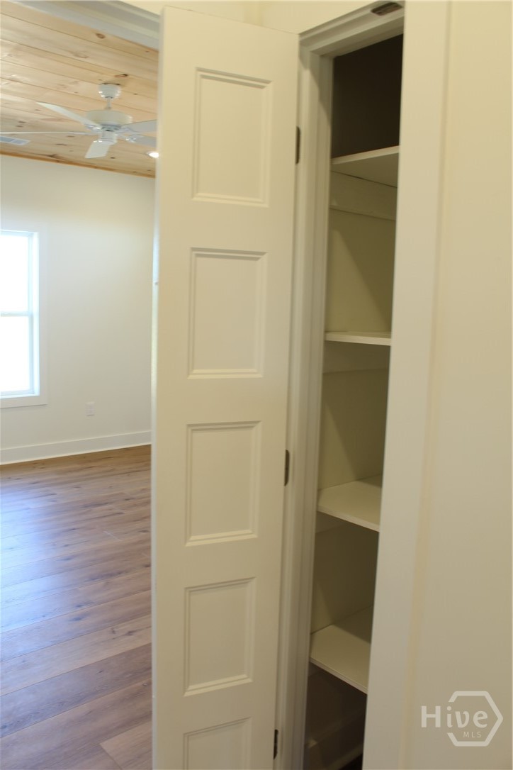 Secondary bedrooms hallway closet