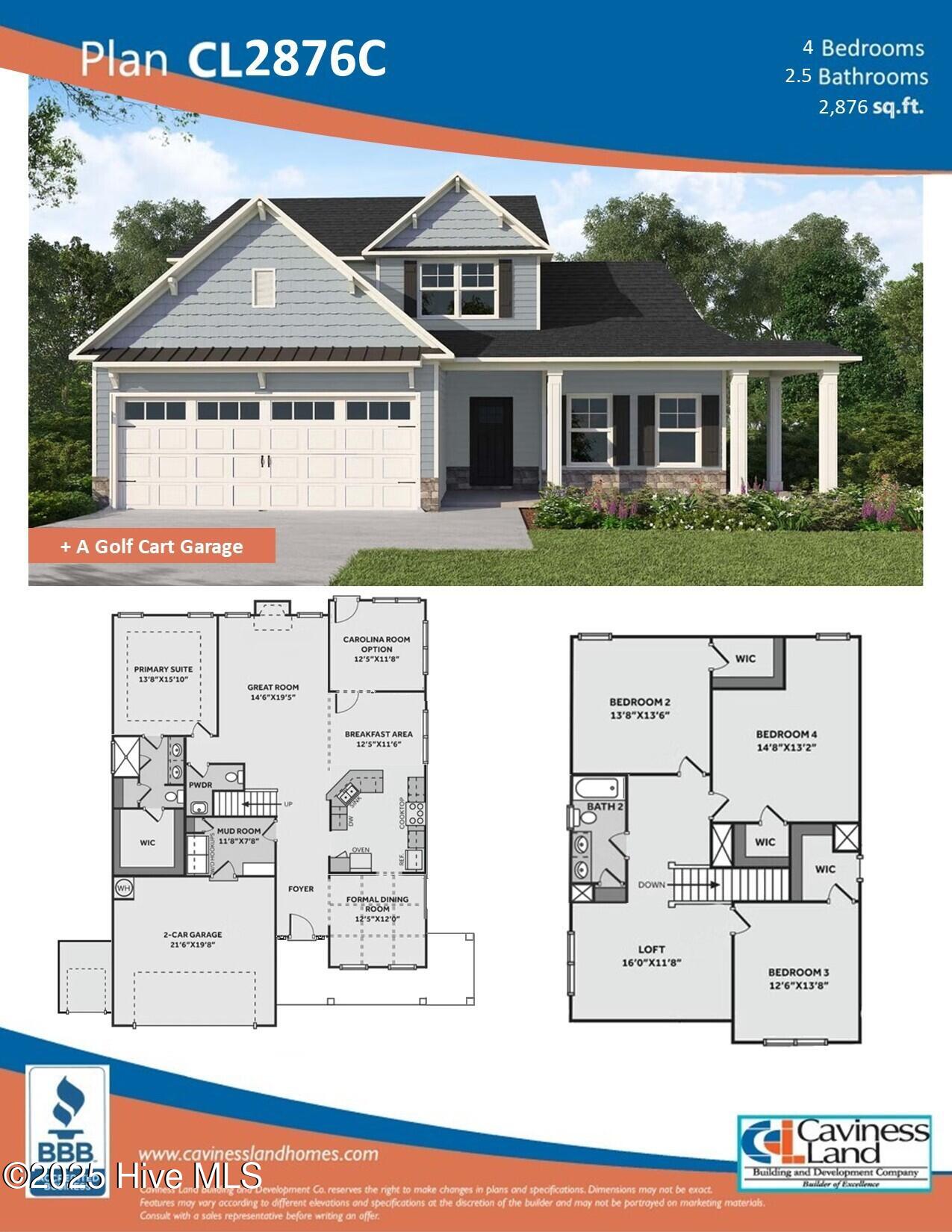 CL2876C Golf Cart Garage