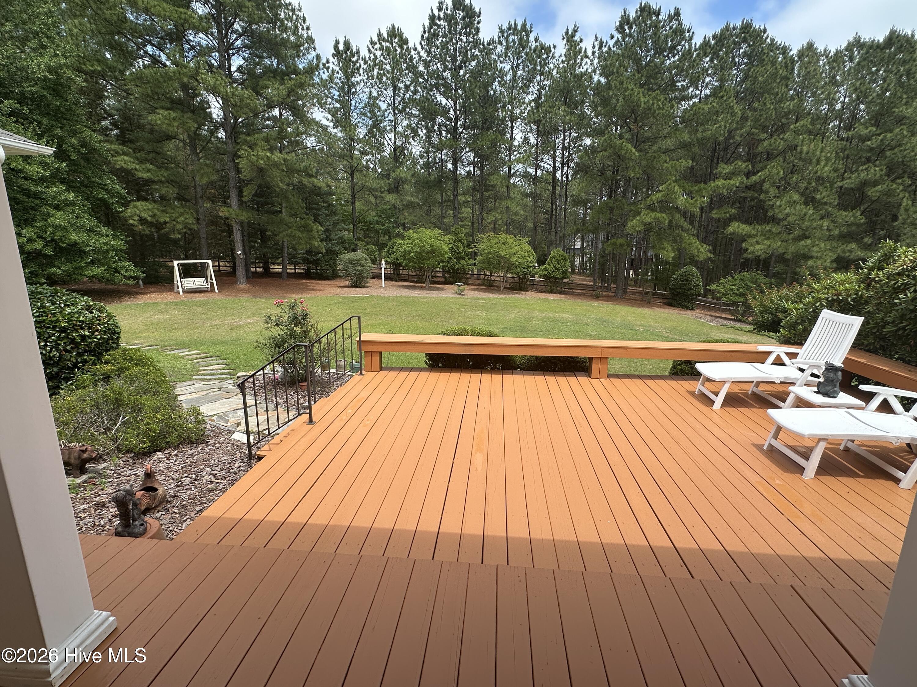 Rear deck