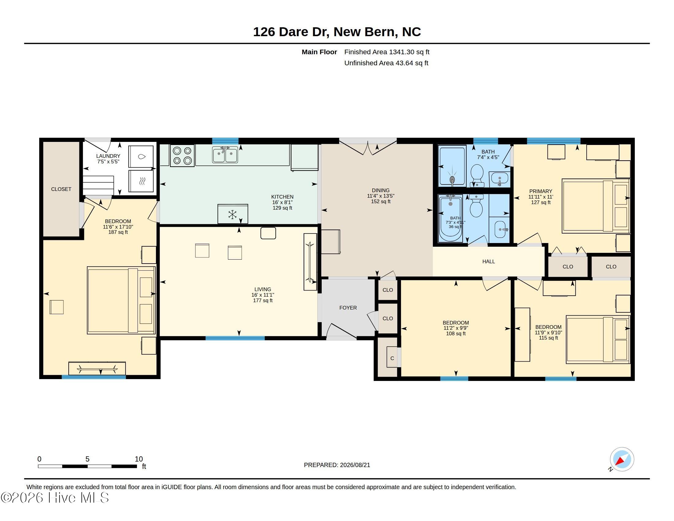 126 Dare Drive,New Bern