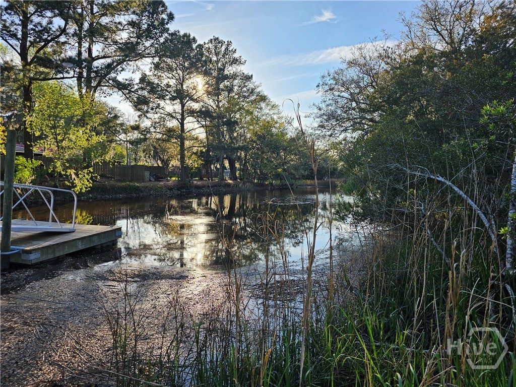 Creek and Boat Ramp beside house