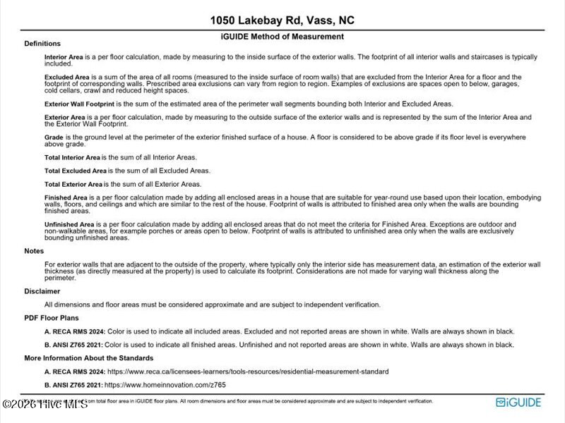 Homes For Sale - 1050 Lakebay Road<br/> Vass, NC 28394