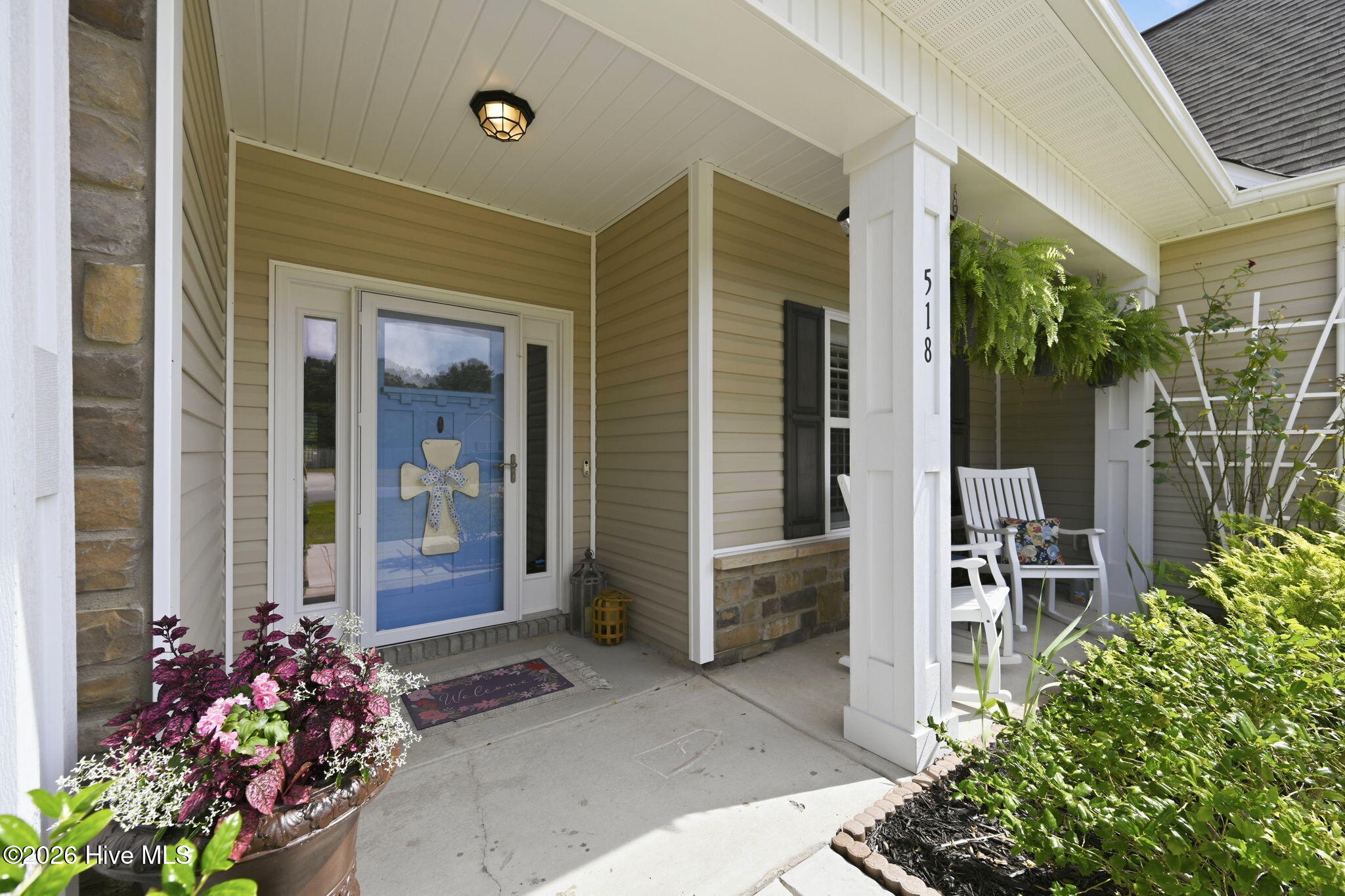 Exterior photo of 518 Saratoga Road, Sneads Ferry, NC 28460. MLS: 100583460