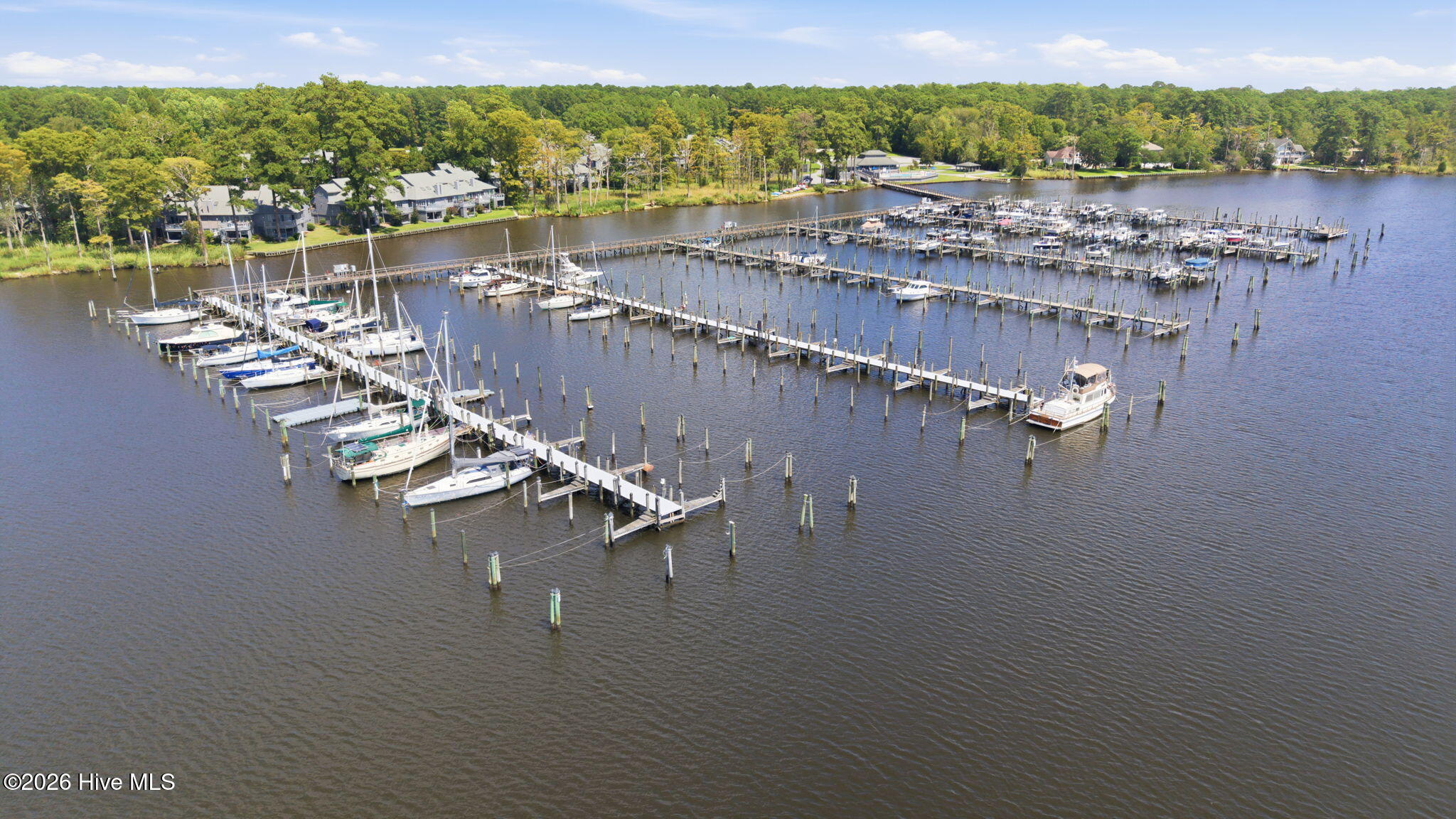 MARINA SHOWING BOAT SLIPS