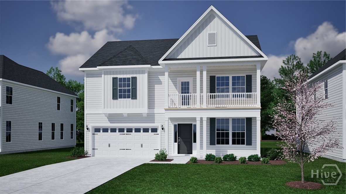 This charming Keowee features four bedrooms, three and one half bathrooms, and is ideally located just off the main entrance into Dasher Creek. An open dining room welcomes you upon entry and flows seamlessly through the butler's pantry into the open-concept kitchen, where you’ll find gourmet, stainless steel appliances, quartz countertops, and easy access to both the spacious family room and covered porch—perfect for entertaining. Upstairs, all bedrooms are thoughtfully situated alongside a conveniently located laundry room and additional bathrooms. The primary suite serves as the main retreat with an expansive closet space, dual vanities, a large soaker tub and separate walk-in shower. The exterior is just as impressive, featuring a fully sodded yard complete with an irrigation system for easy maintenance and year-round curb appeal. Estimated completion: November 2026.