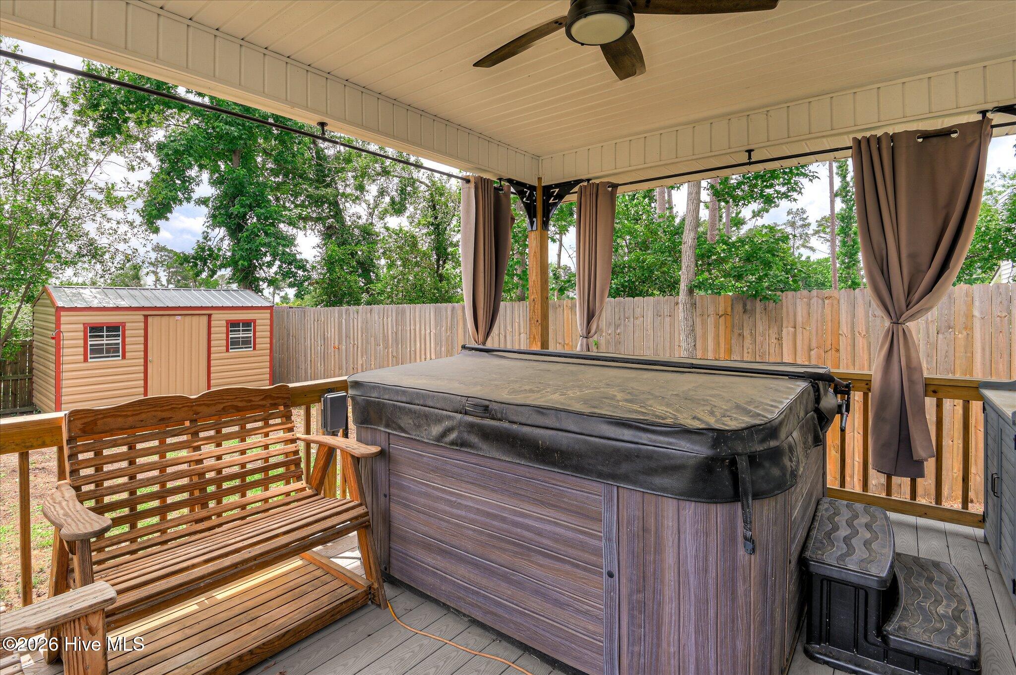 Covered Back Deck