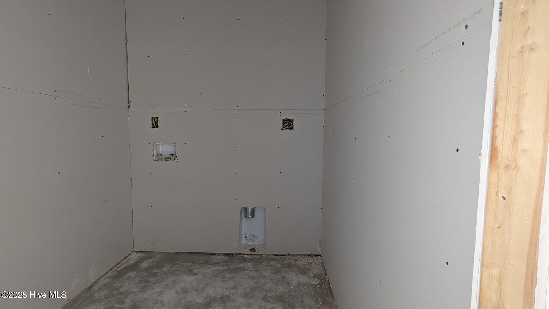 laundry room-drywall