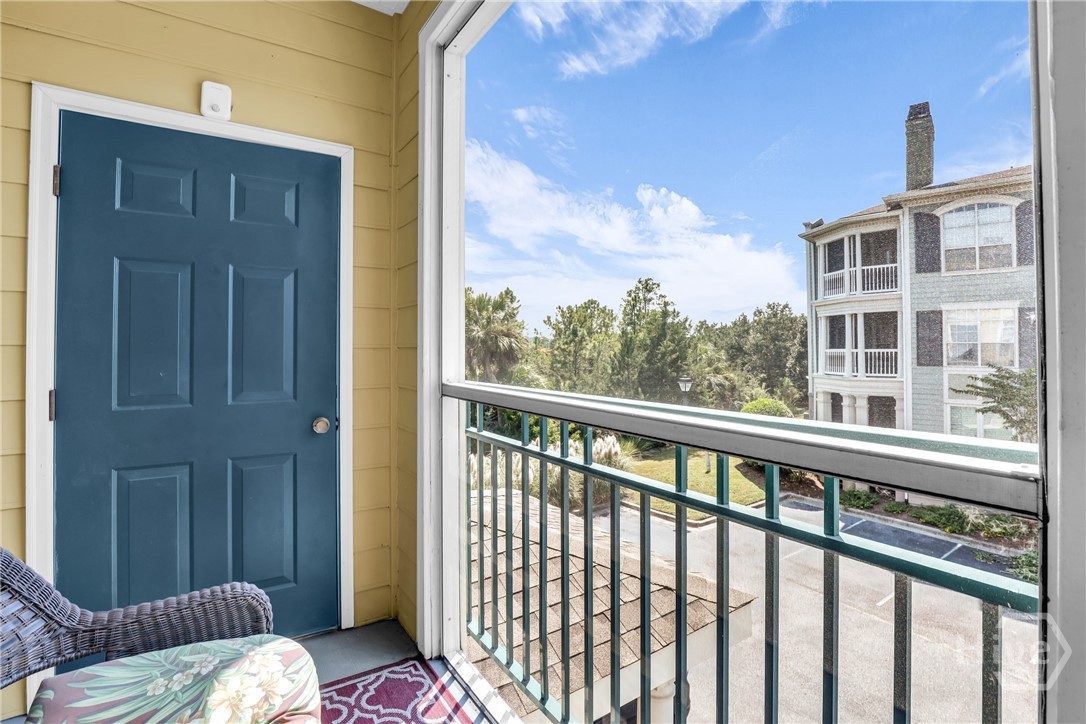 Private balcony