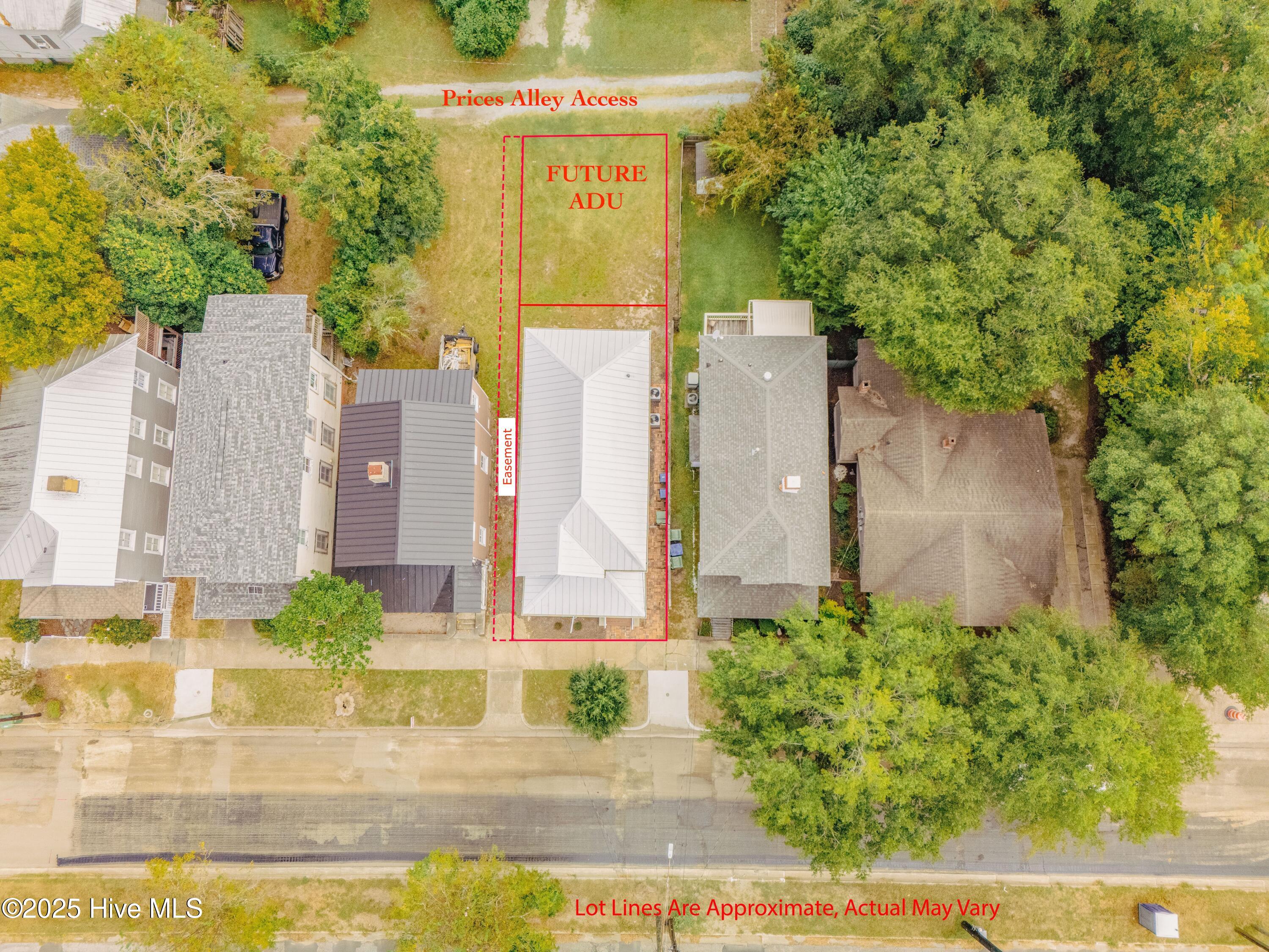 509 S. Fifth Aerial w: ADU reduced