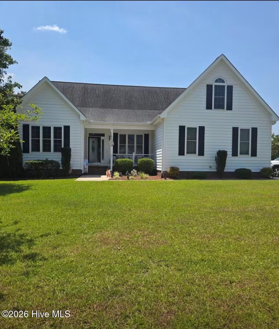 Welcome home to this spacious 4-bedroom, 2-bath home located in a quiet, small neighborhood with easy access to Hwy 95 and Hwy 264, making commuting a breeze. Situated on a desirable corner lot, this property features a large, fenced backyard with an extended deck--perfect for entertaining, relaxing, or enjoying outdoor living. Back yard includes a permanent gazebo frame as well.Inside, you'll love the open-concept kitchen and living area with vaulted ceilings that create a bright and inviting atmosphere. The home also offers a formal dining room, an eat in kitchen, 1st floor primary with large master bath, walk-in master closet, a dedicated office/flex space, and a walk-in attic that provides abundant storage or future expansion potential.Additional highlights include a 2-car garage and an extended driveway with plenty of room for your RV, boat, or additional vehicles. Major updates have already been completed, including the roof, HVAC system, and tankless water heater, all replaced in 2014.The home is partially Handicap accessible with a ramp in garage, and walk-in shower in the master bath. Conveniently located near shopping, dining, and within a highly desirable school district, this home offers both comfort and convenience.The home is being sold AS IS, and the seller is offering $5,000 in seller concessions with an acceptable offer. Don't miss this incredible opportunity--homes with these features don't stay on the market long!