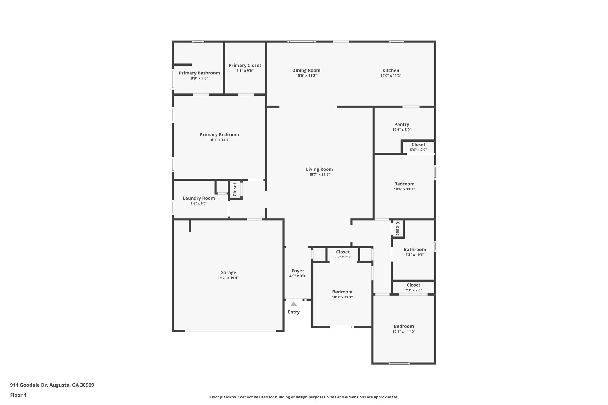 Homes For Sale - 911 Goodale Drive<br/> Augusta, GA 30909
