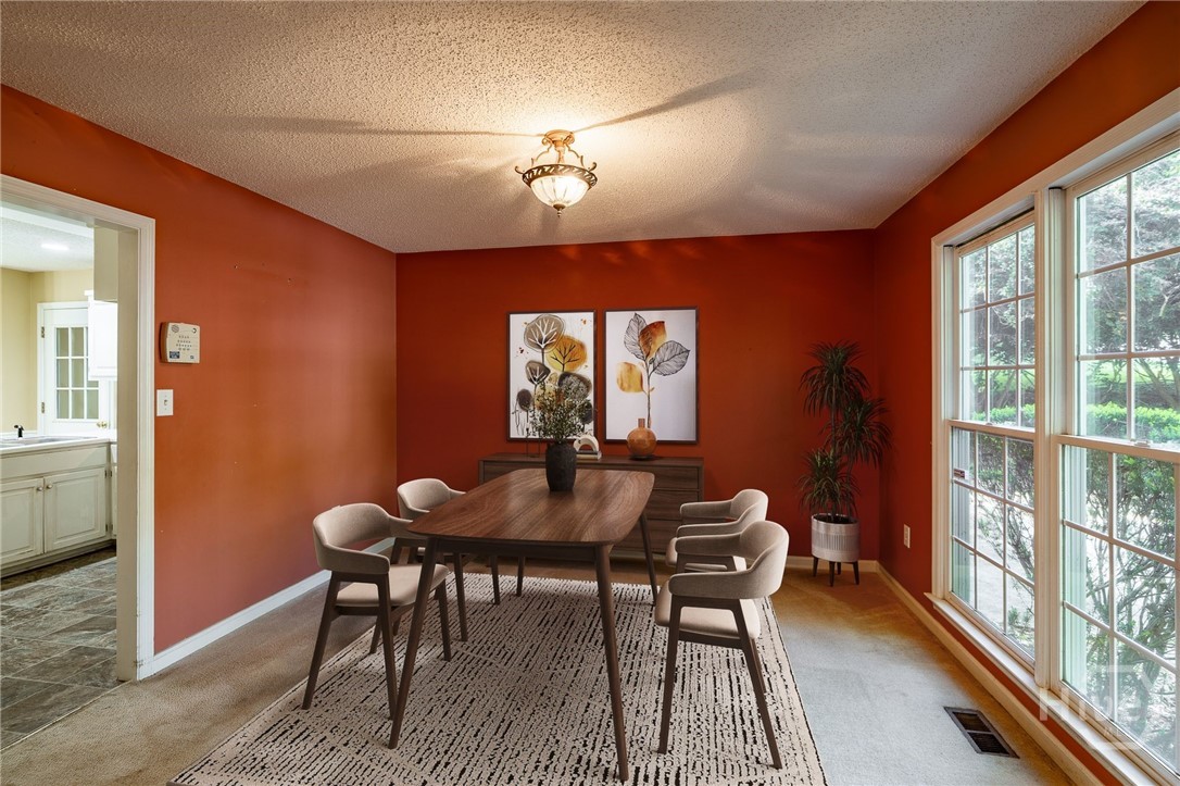 Virtually Staged Dining Room
