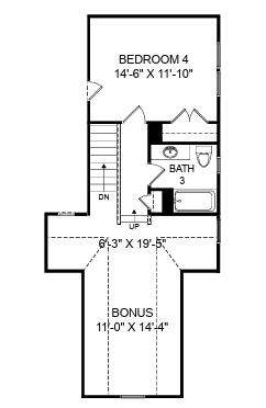Upstairs layout