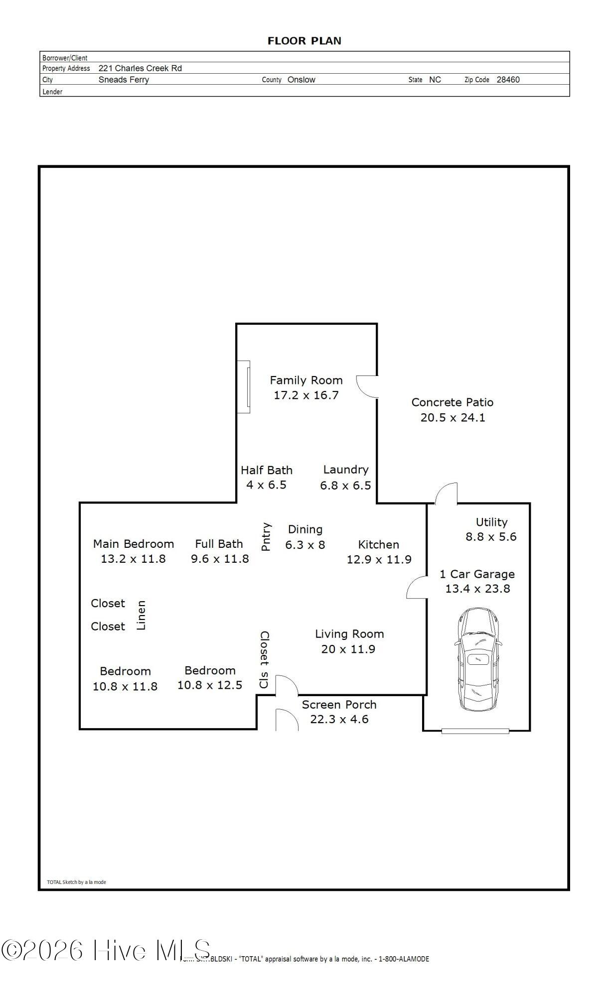 221 Charles Creek Rd Ext,Sneads Ferry