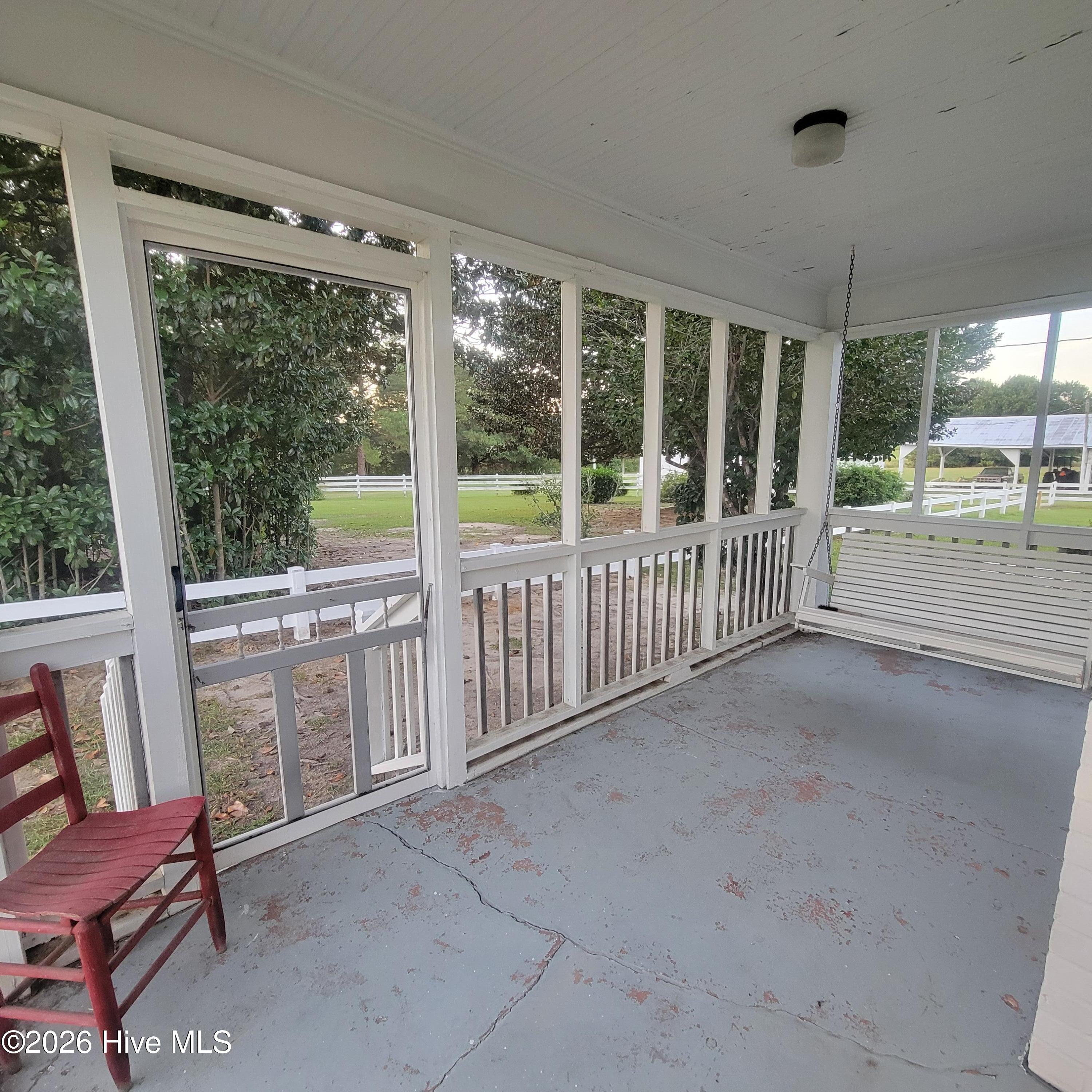 Side Screened Porch