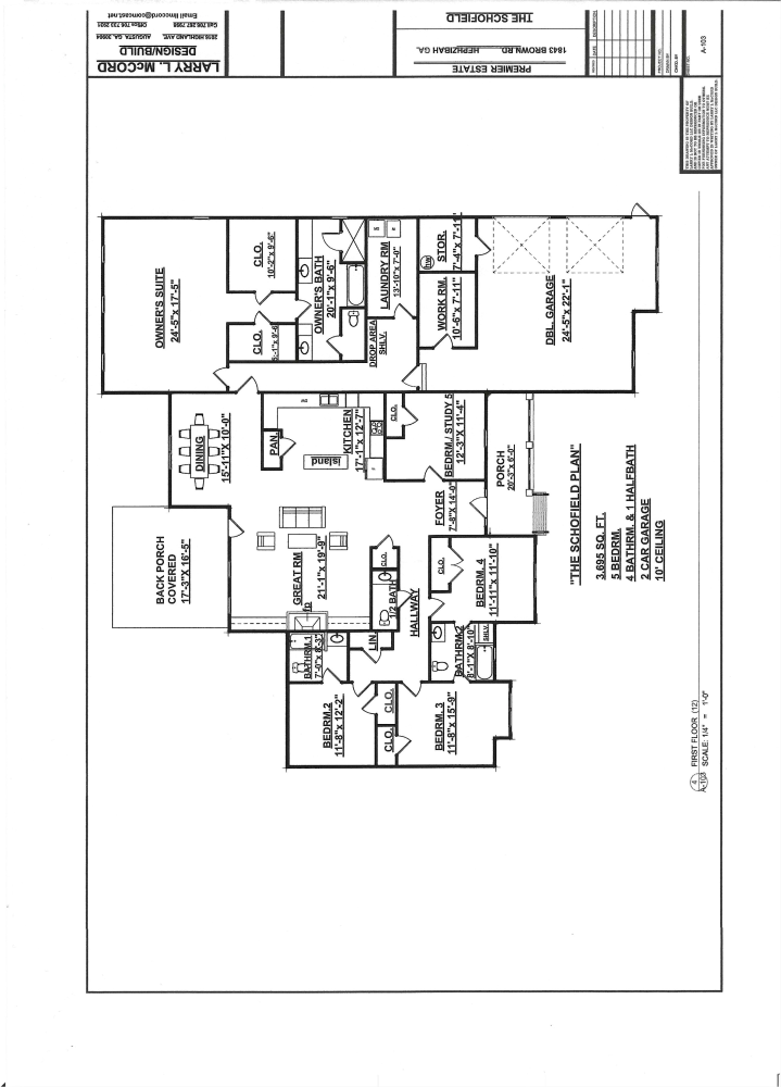 Property at 1843 Brown Road