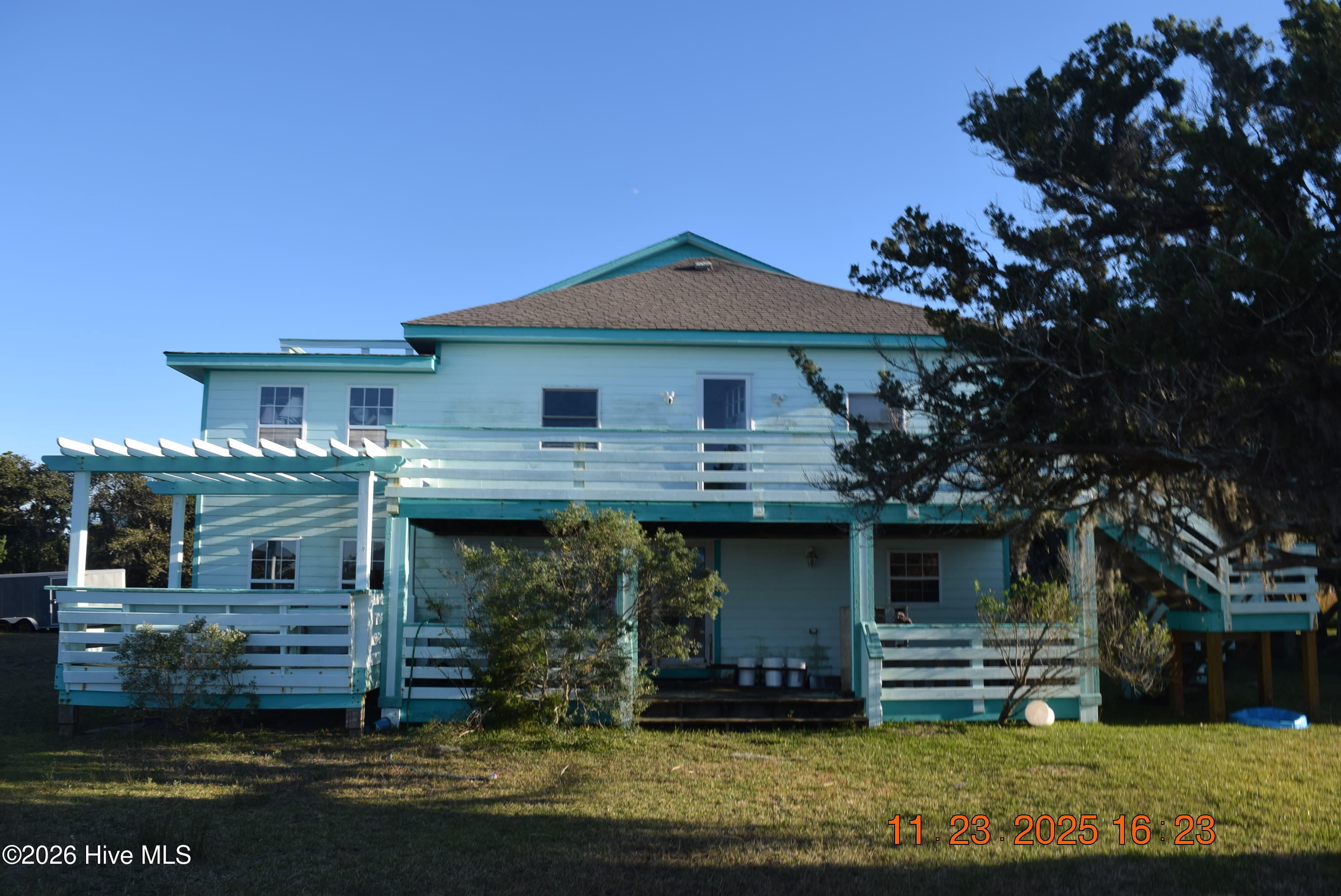Rear and back Yard