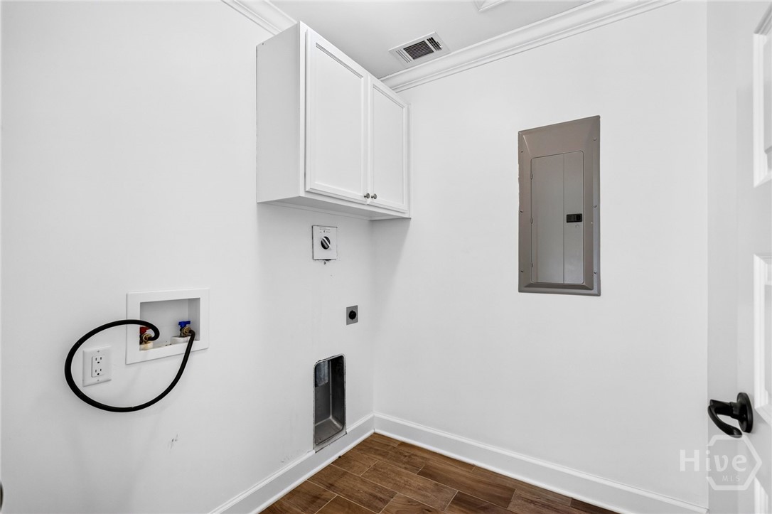 laundry room is upstairs with the bedrooms

