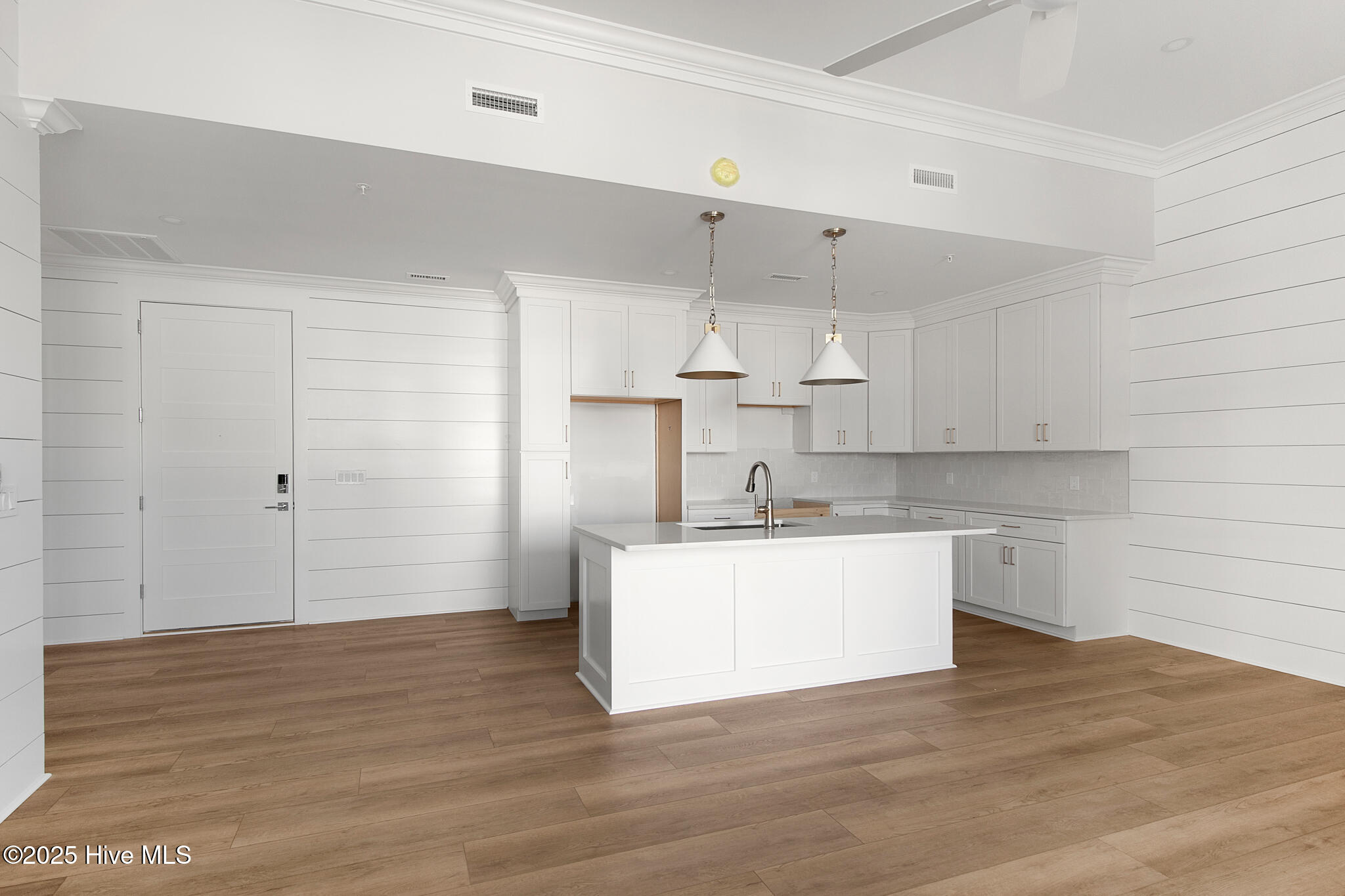 Open Living, Kitchen, and Dining