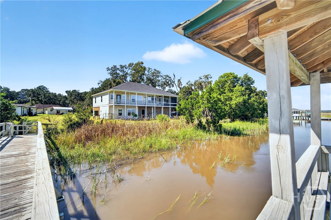 Plenty of deck space on the home to enjoy warm coastal breezes.