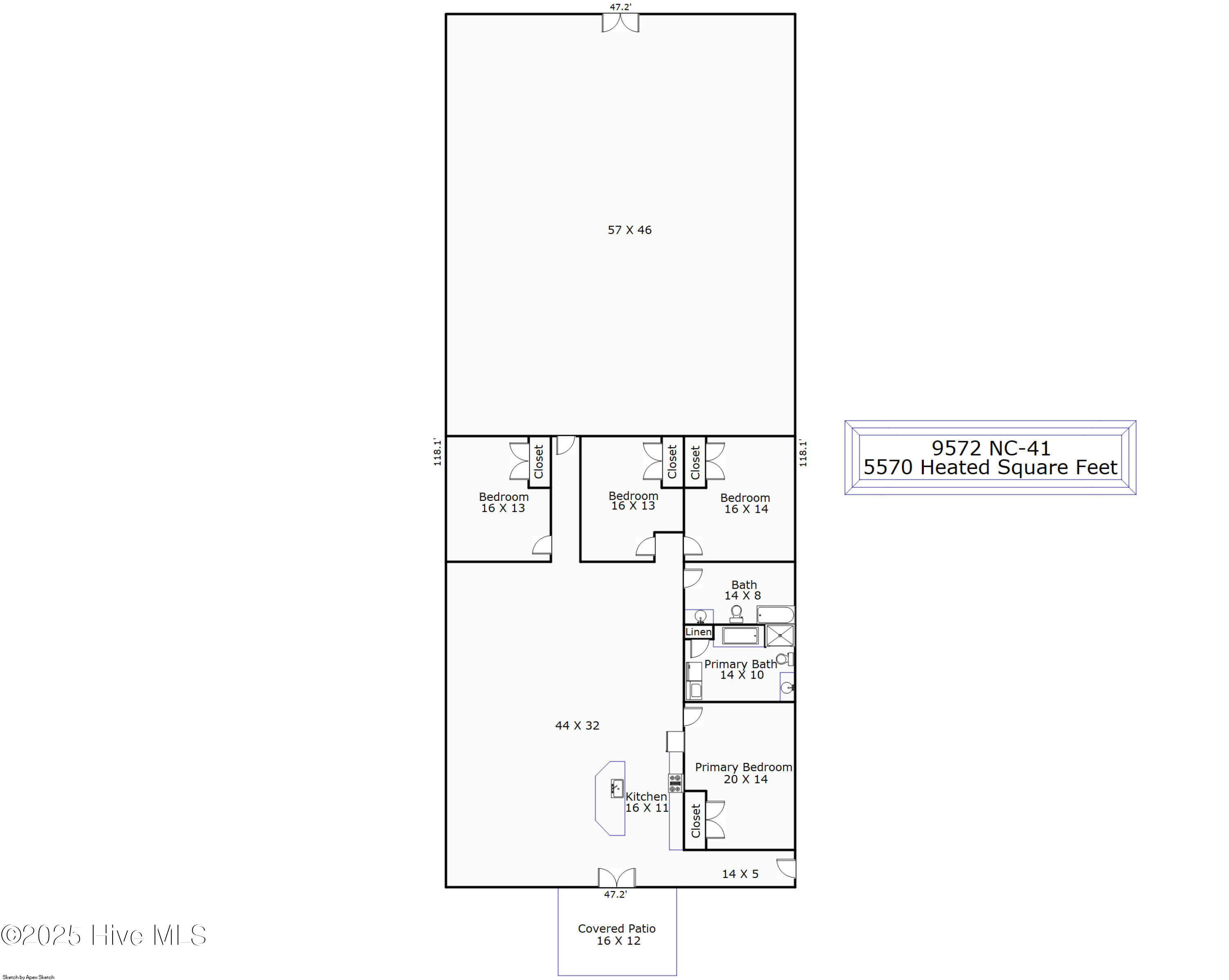9572 Hwy 41, Pink Hill, NC, 28572